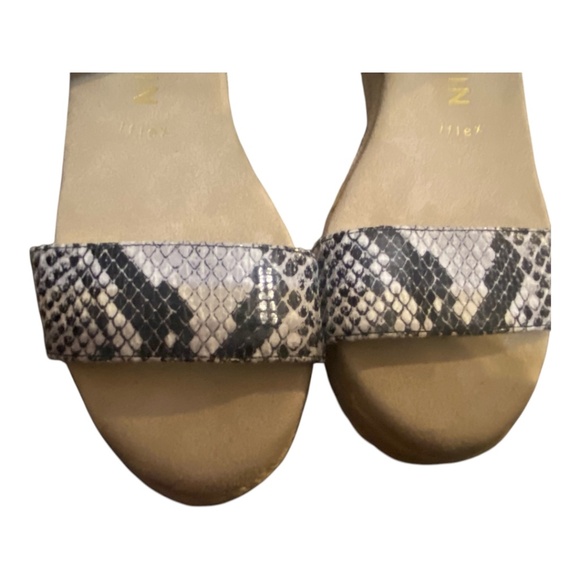 Anne Klein I flex wedge espadrille faux snakeskin sandal. Sz 7.5 - Picture 10 of 16